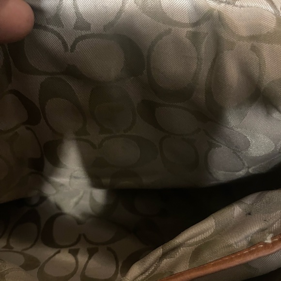 COACH Vintage Tan Leather Bag. EUC - Picture 11 of 14